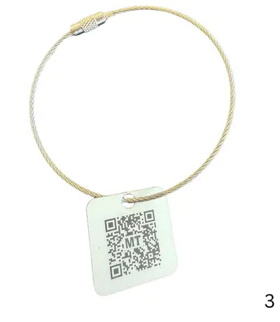 Mullti use tag with SS cable 